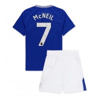 Maglia Calcio Everton Dwight McNeil #7 Prima Divisa Bambino 2024-25 Manica Corta (+ pantaloncini)